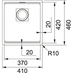 Zlewozmywak Franke Kanon KNG 110-37 onyx 125.0528.628
